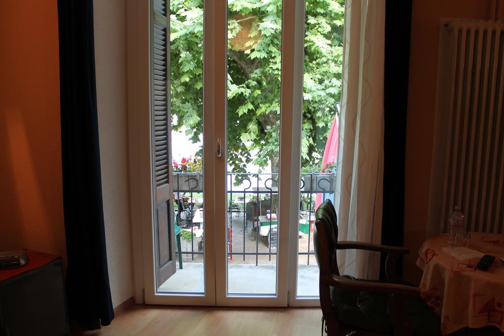 Osteria Battello Otel Caslano Dış mekan fotoğraf